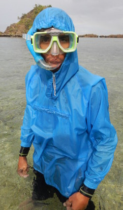 snorkel and mask